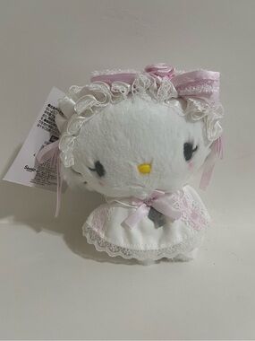 Charmmy Kitty White Frill Keychain Plush